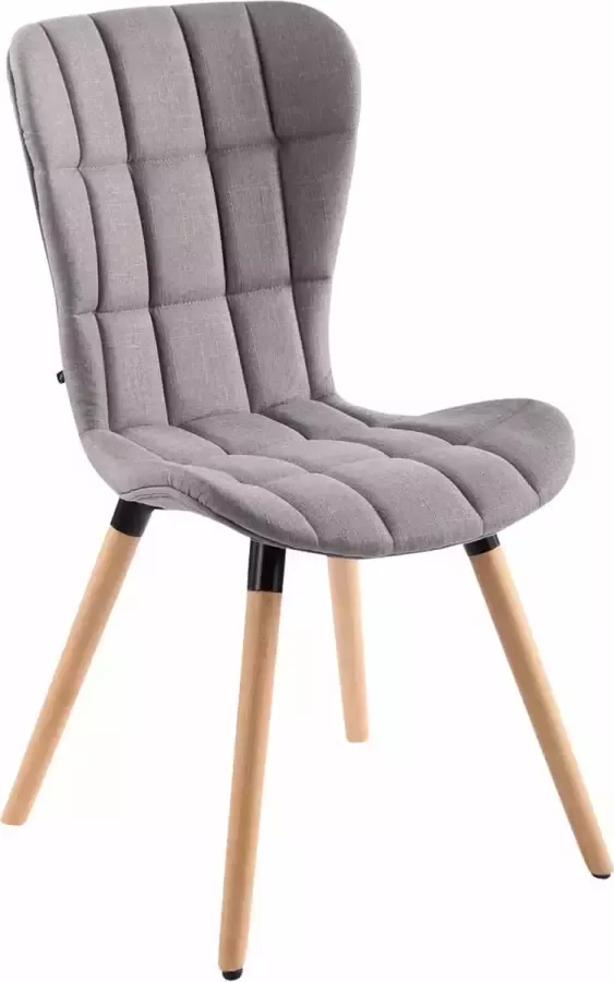 Clp Odda Eetkamerstoel Stof Grijs Natura