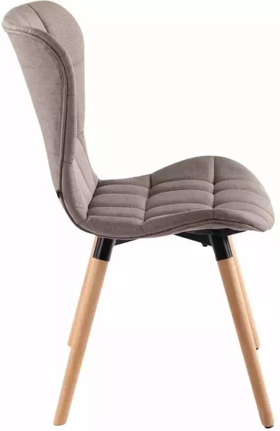 Clp Odda Eetkamerstoel Stof Taupe Natura