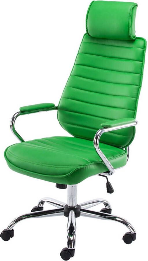 Clp Rako Bureaustoel Ergonomisch Voor volwassenen Met armleuningen Kunstleer groen