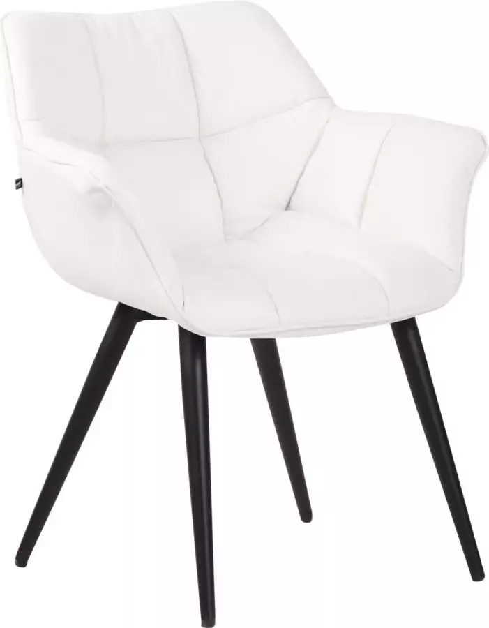 Clp Roseville Eetkamerstoel wit Imitatieleer