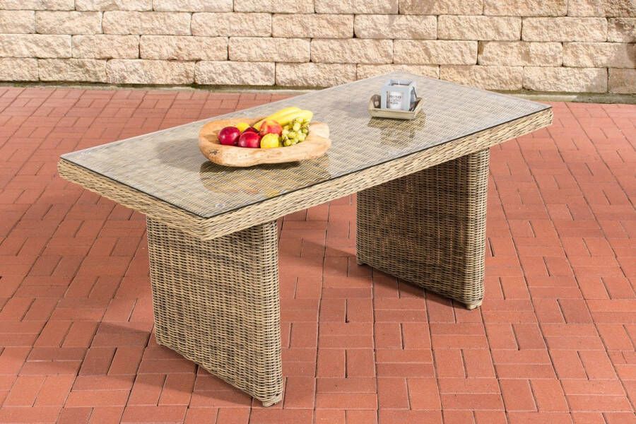 Clp Rotan Eettafel La Gomera natura 160 cm