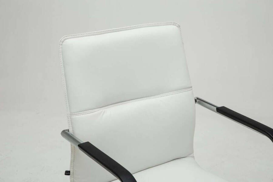 Clp Seattle Set van 2 bezoekersstoelen Kunstleer wit