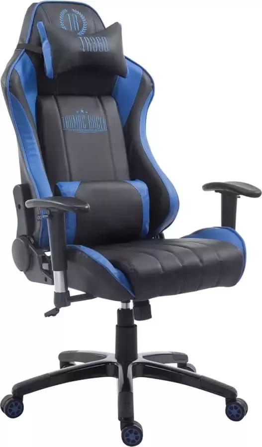 Clp Shift X2 Bureaustoel Kunstleer zonder voetensteun zwart blauw