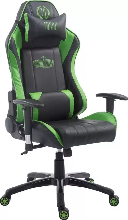 Clp Shift X2 Bureaustoel Kunstleer zonder voetensteun zwart groen