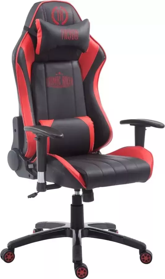 Clp Shift X2 Bureaustoel Kunstleer zonder voetensteun zwart rood