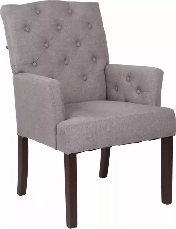 CLP Eetkamerstoel Sugar Donker Frame Stof