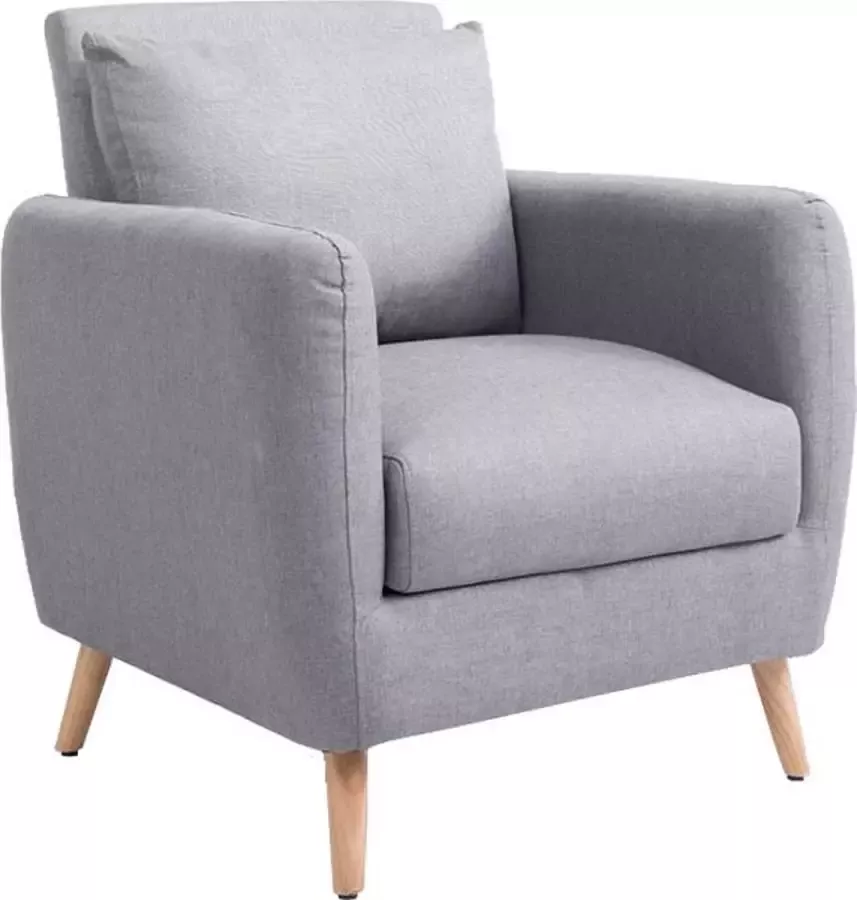 CLP Tilgard Fauteuil Stof grijs - Foto 1