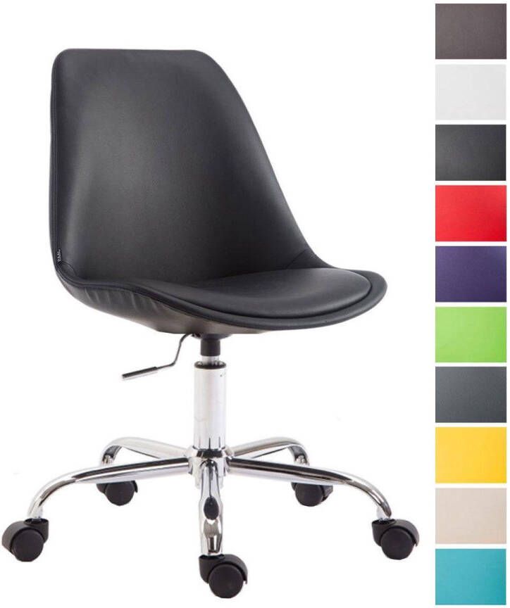 Clp Toulouse Bureaustoel Kunstleer zwart