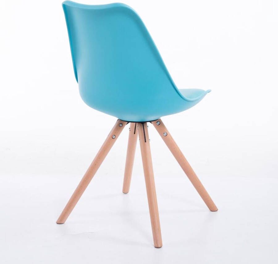 CLP Toulouse Eetkamerstoel Rond frame Kunststof oranje cappuccino - Foto 1