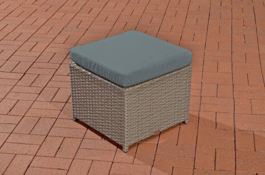 CLP-Trading Voetenbank Tahiti bruin gemeleerd ijzerachtig grijs