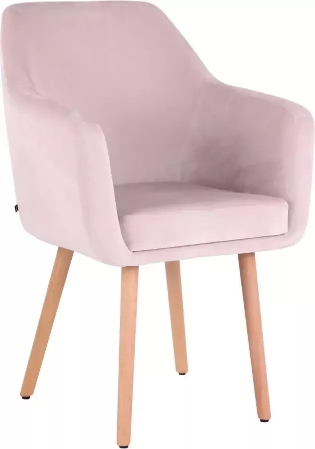 CLP Eetkamerstoel Utrecht Natura (Eik) Frame Fluweel
