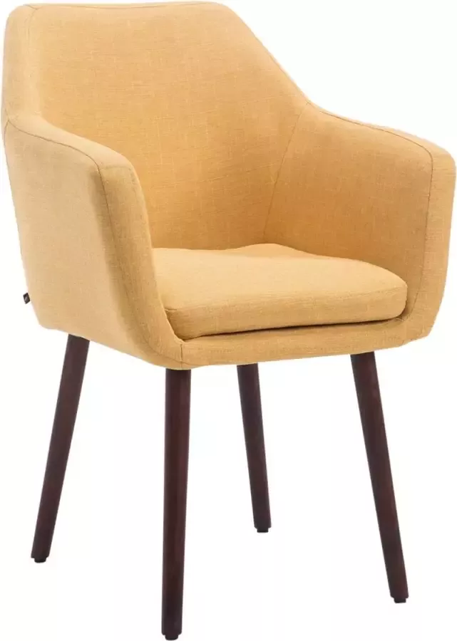 CLP Eetkamerstoel Utrecht Walnoot (Eik) Frame Stof