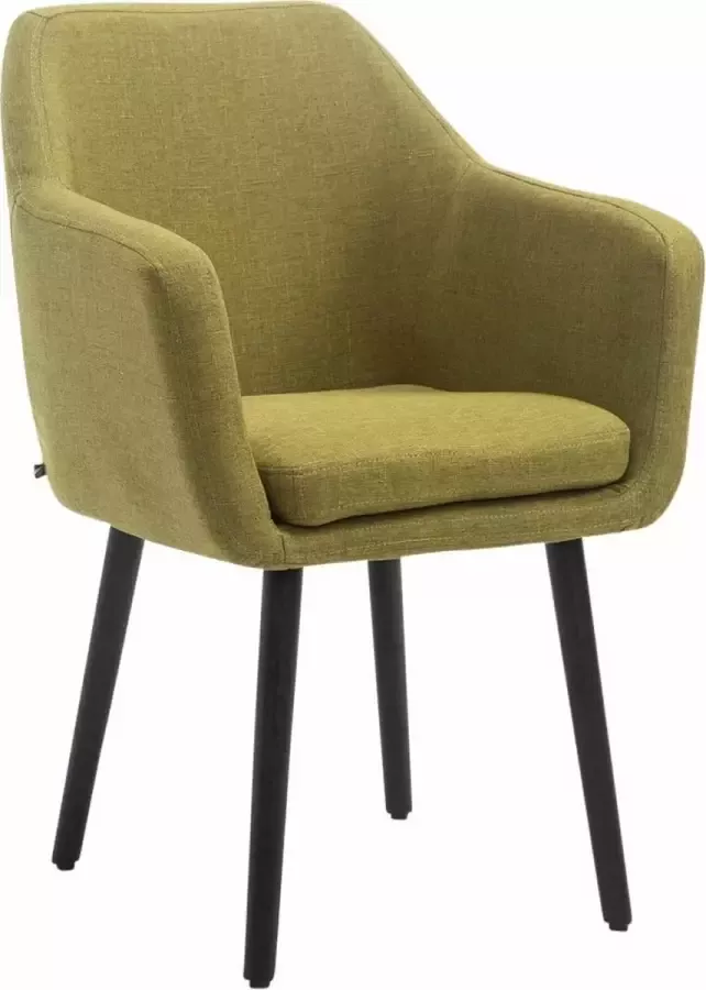 Clp Utrecht Eetkamerstoel Stof groen zwart