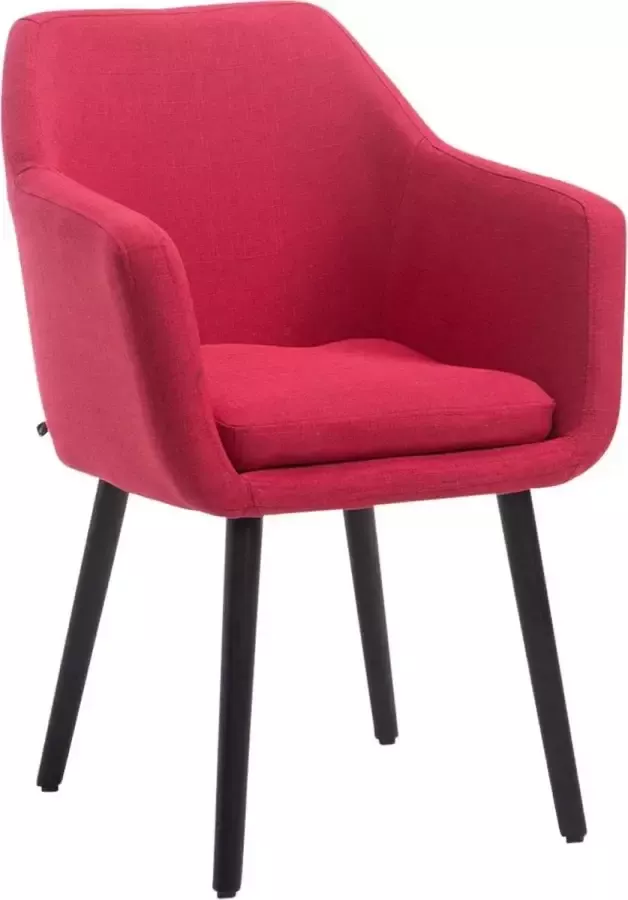 CLP Eetkamerstoel Utrecht Zwart (Eik) Frame Stof