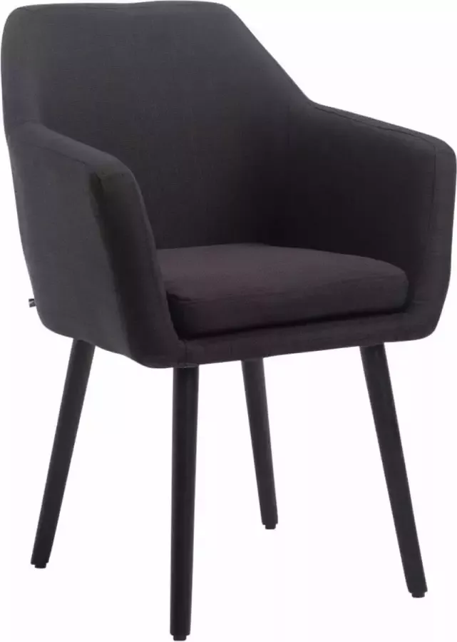 CLP Utrecht Eetkamerstoel Stof zwart