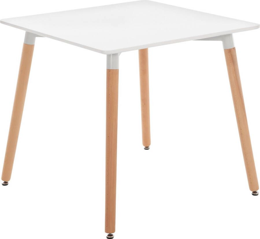 Clp Viborg Keukentafel wit 80 cm