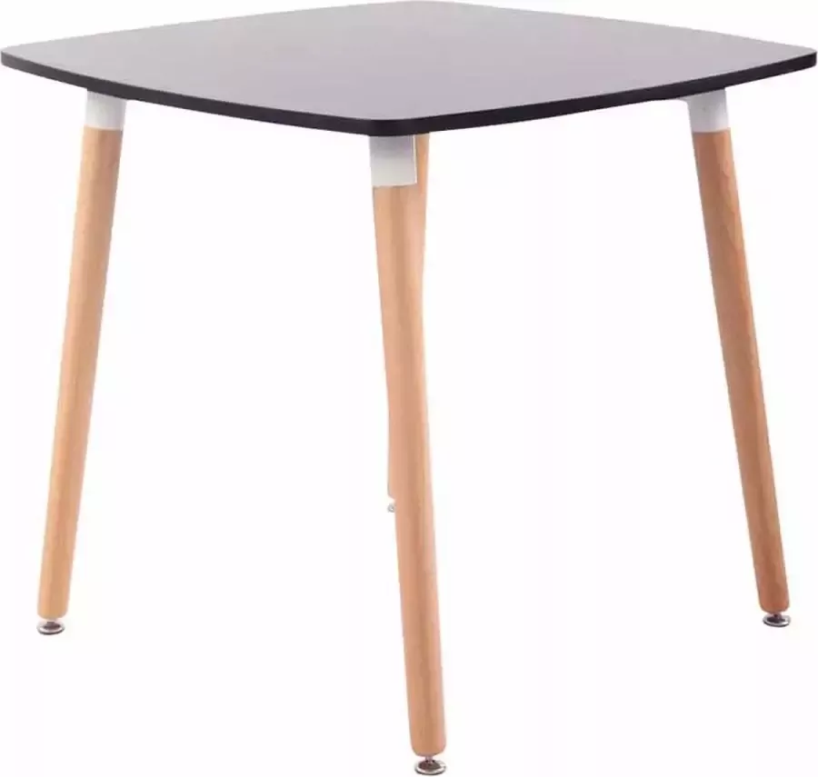 Clp Viborg Keukentafel zwart 80 cm