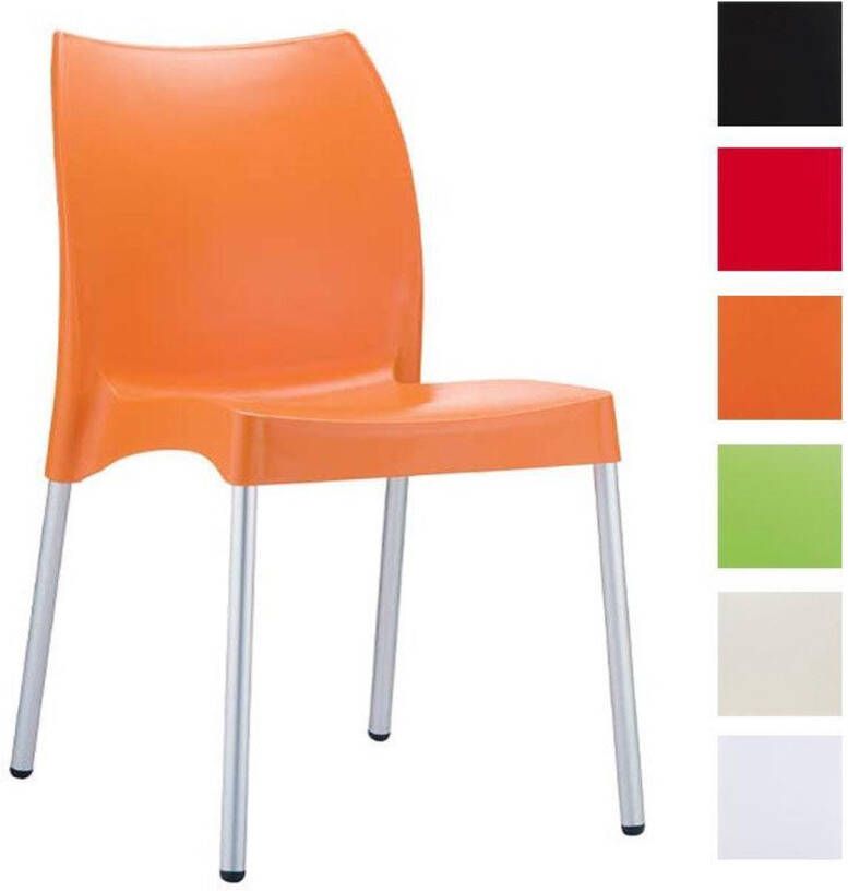 Clp Vita Tuinstoel Kunststof oranje