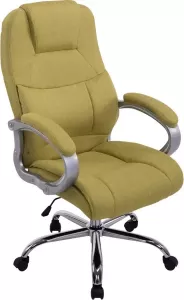 Clp XL Apoll Bureaustoel Voor volwassenen Ergonomisch Met armleuningen Stof groen