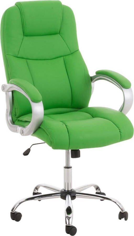 Clp XL Apoll Bureaustoel Voor volwassenen Ergonomisch Met armleuningen Kunstleer groen