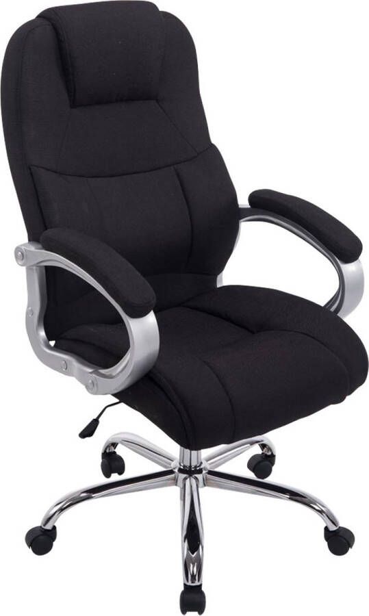 Clp XL Apoll Bureaustoel Voor volwassenen Ergonomisch Met armleuningen Stof zwart