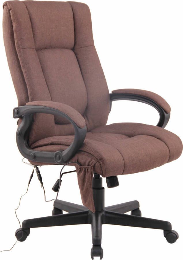 Clp XL Sparta XM Bureaustoel Voor volwassenen Met armleuningen Ergonomische Stof bruin