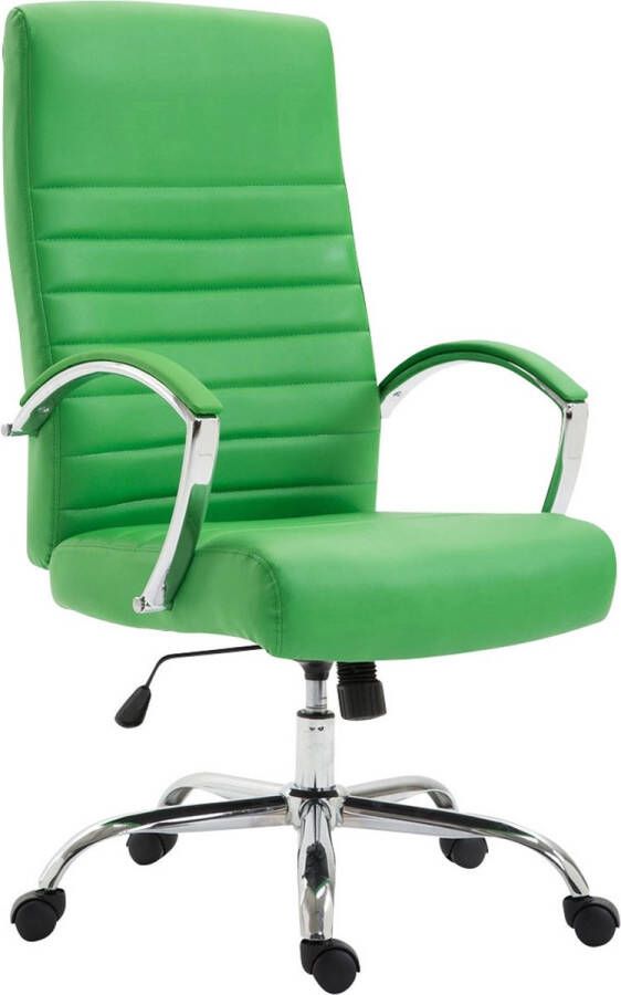 Clp XL Valais Bureaustoel Ergonomisch Met armleuningen Voor volwassenen Kunstleer groen