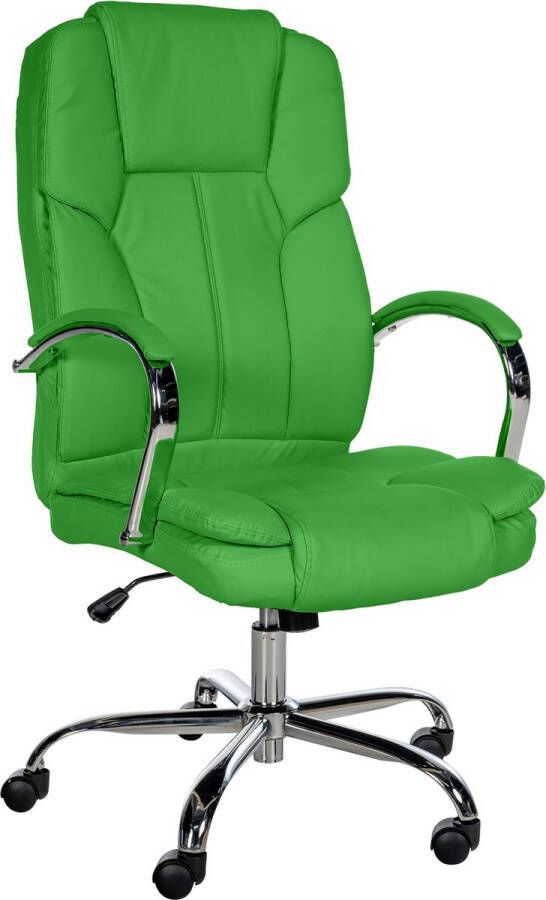 Clp XXL BIG Xanthos Bureaustoel Voor volwassenen Ergonomisch Met armleuningen Kunstleer groen