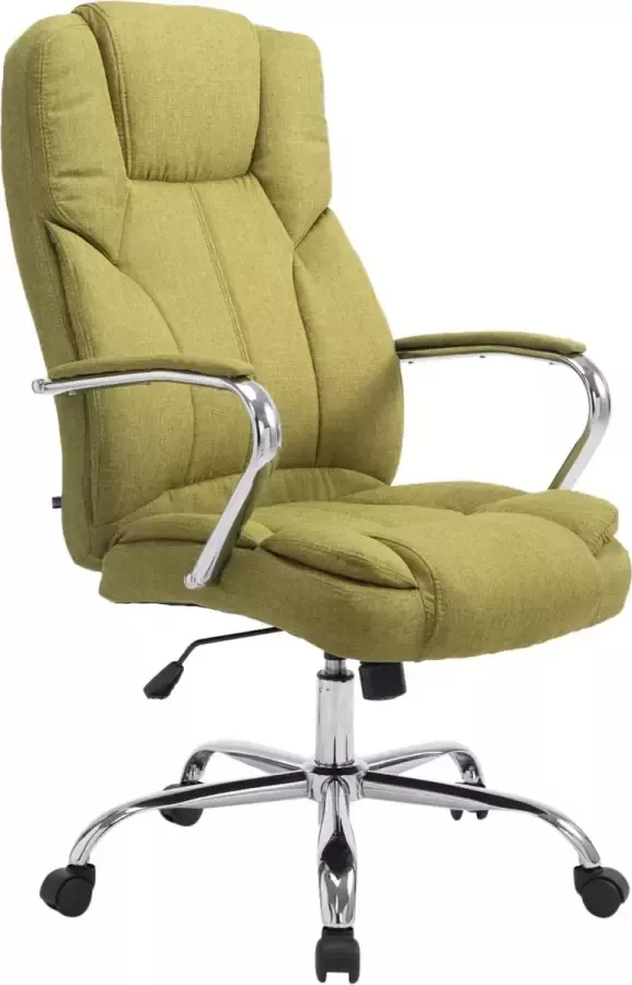 Clp XXL BIG Xanthos Bureaustoel Voor volwassenen Ergonomisch Met armleuningen Stof groen