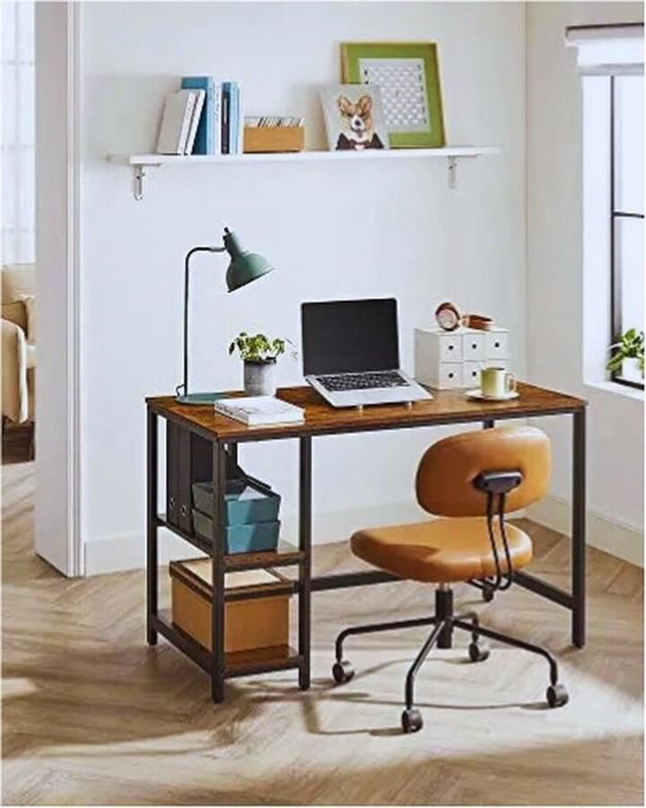 Cm Mrs. Jones bureau Industrieel bureau Stalen frame Uitneembare plank Modern design Werktafel