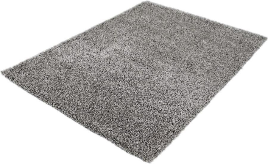 CNL Carpets Hoogpolig Vloerkleed Shaggy Ritual Zilver-80 x 150 cm