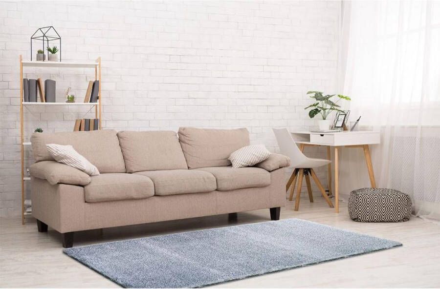 CNL Carpets Hoogpolig Vloerkleed Shaggy Ritual Turquoise-120 x 170 cm - Foto 2