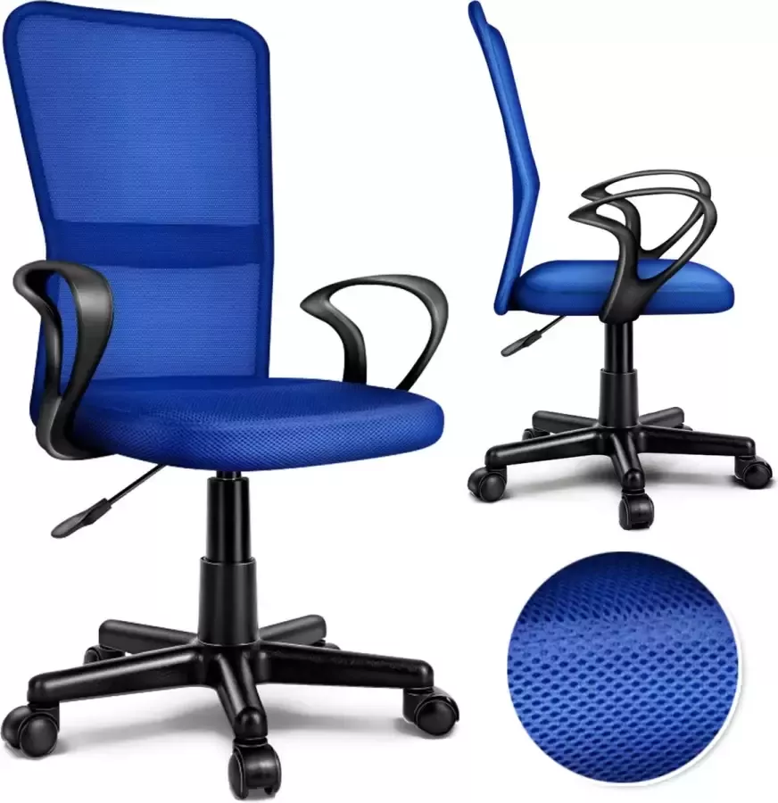 Coazy Tresko COAZY Blauw Ergonomische Bureaustoel Bureaustoelen voor Volwassenen Bureau Stoel