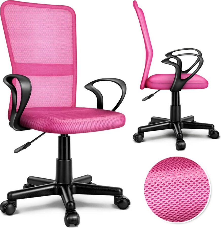 Coazy Tresko COAZY Roze Ergonomische Bureaustoel Bureaustoelen voor Volwassenen Bureau Stoel