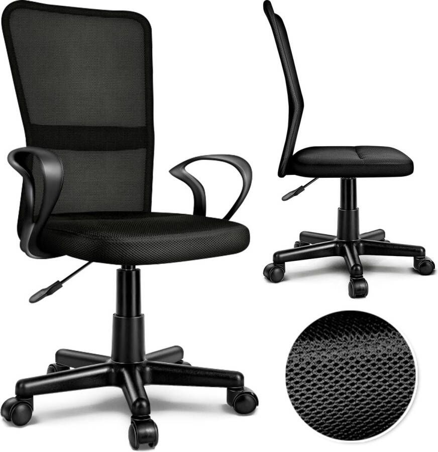 Coazy Tresko COAZY Zwart Ergonomische Bureaustoel Bureaustoelen voor Volwassenen Bureau Stoel