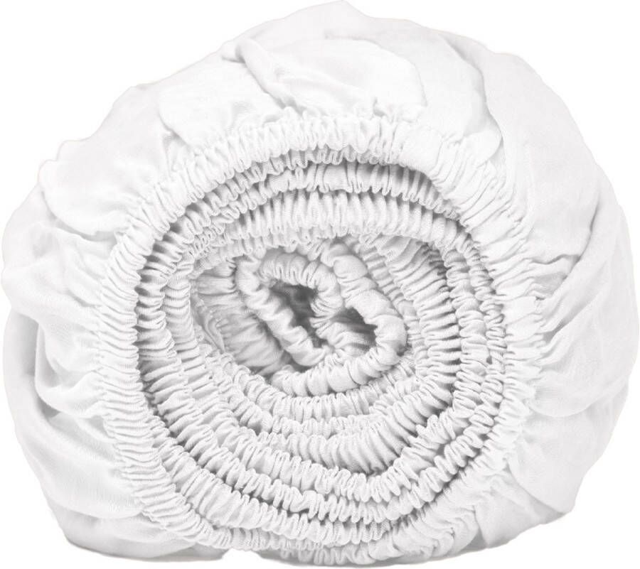 Coco & Cici bamboe topper matras 180 x 200 wit zacht luxe en duurzaam beddengoed +