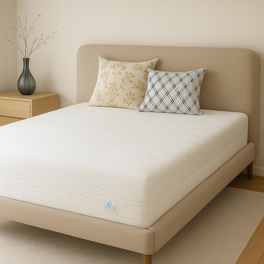 Cocoon Dreams Matras 120x200 cm Hotel XXL PREMIUM BAMBOO Tijk Nasa Koudschuim 14CM Orthopedisch Anti-allergie Afritsbaar Wasbaar Stevig