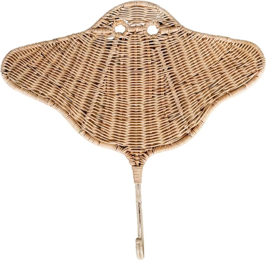 Cokos Hugo de rog rotan wandhaak medium