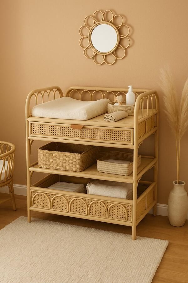 Cokos Luna Verzorgingstafel Verschoningstafel met lade