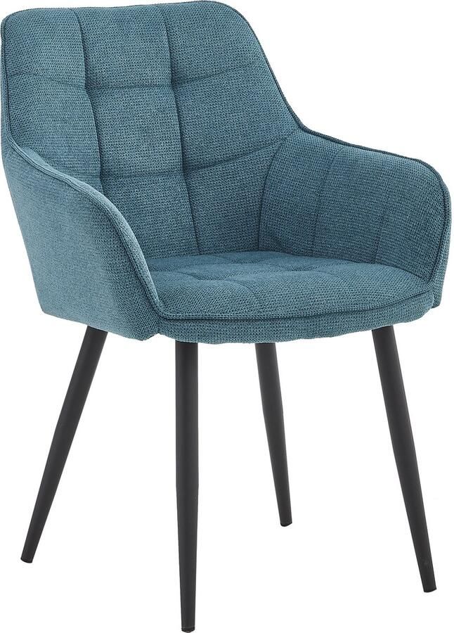 Colenis Oriana Eetkamerstoel Set Van 4 Blauw Vardo Design - Foto 2