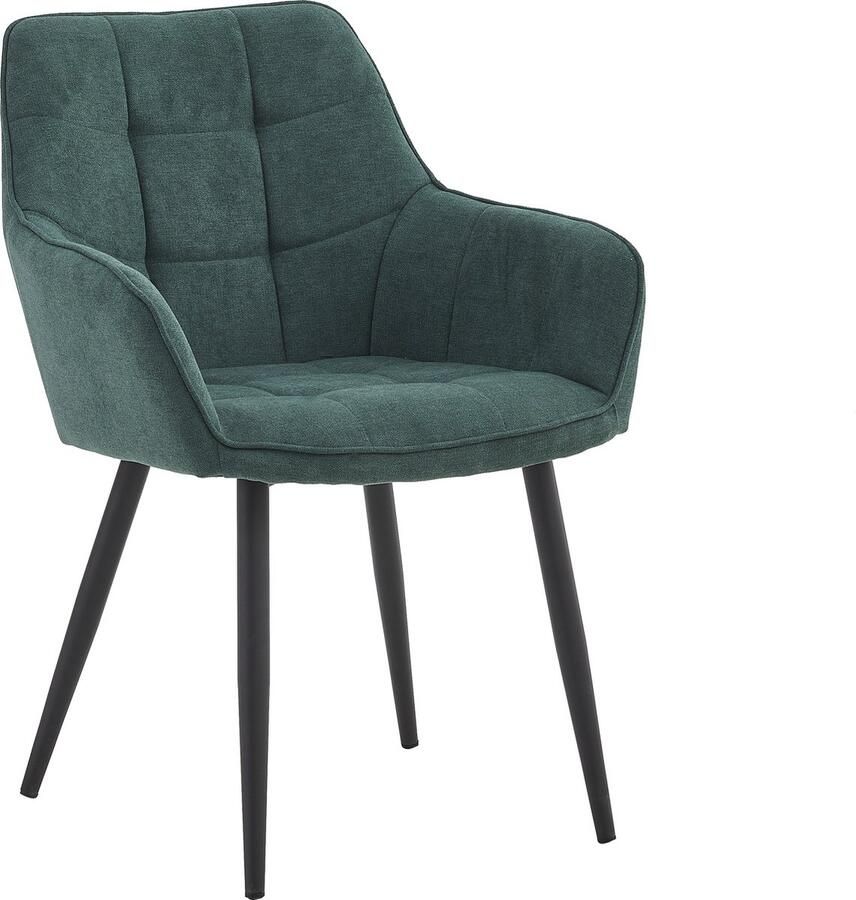 Colenis Oriana Eetkamerstoel Set Van 4 Groen Lino Design - Foto 2