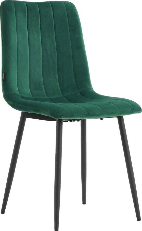 Colenis Eline Eetkamerstoel Set Van 2 Groen Velvet