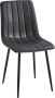 Colenis Eline Eetkamerstoel Set Van 6 Grijs Microfiber - Thumbnail 2