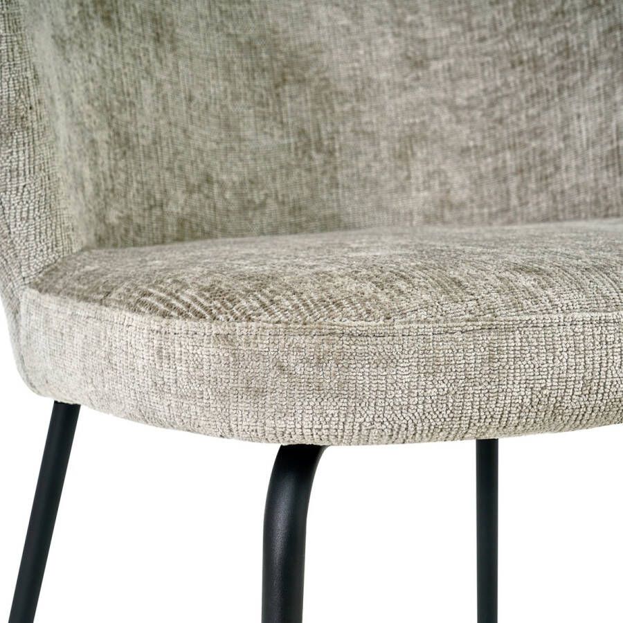 Collectables 2x Eetkamerstoel Lio Naturel Taupe