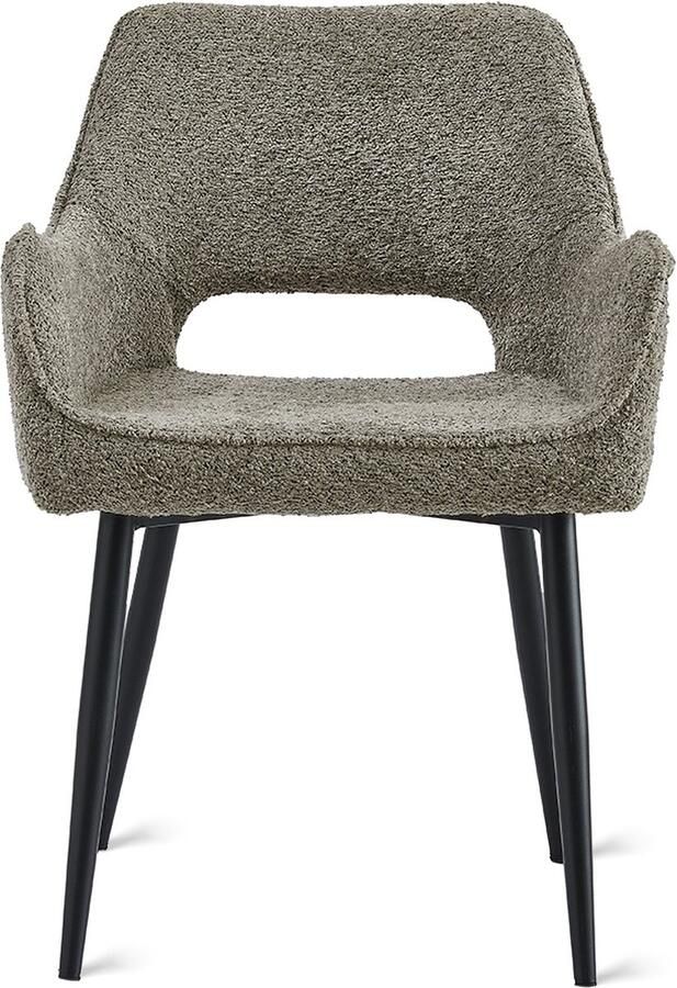 Collectables 2x Eetkamerstoel Ray Taupe (Set van 2)