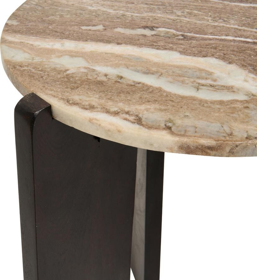 Collectables Bijzettafel Lila Donkerbruin - Foto 2