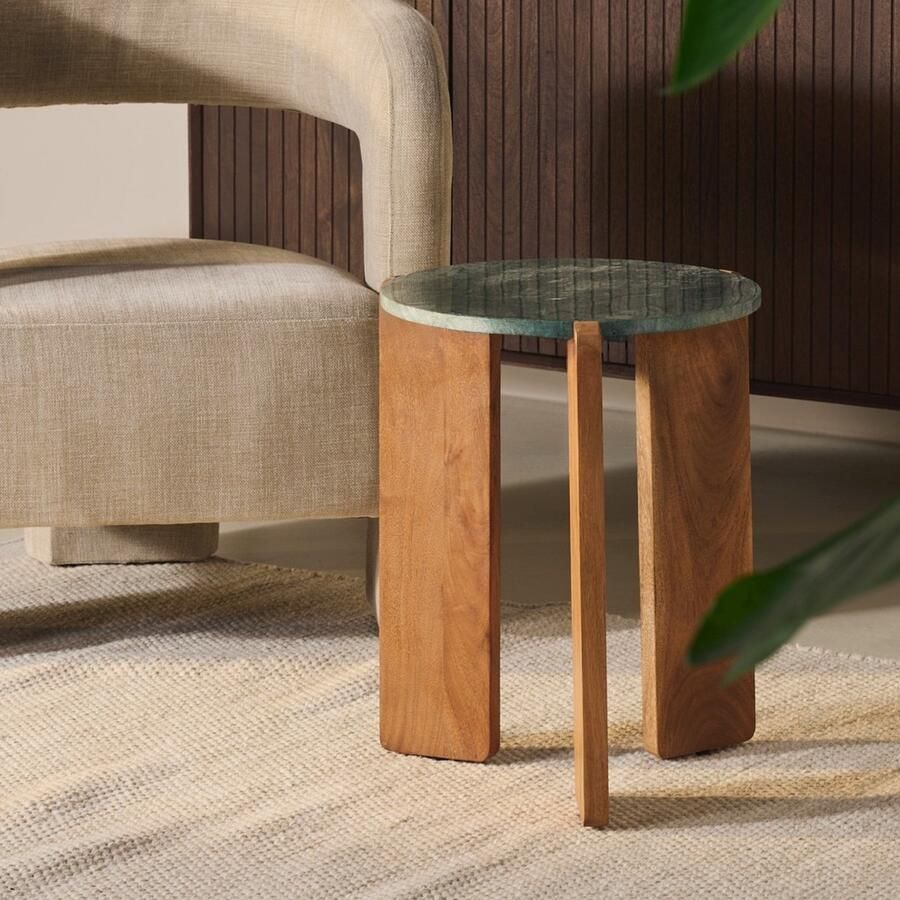 Collectables Bijzettafel Lila Walnoot