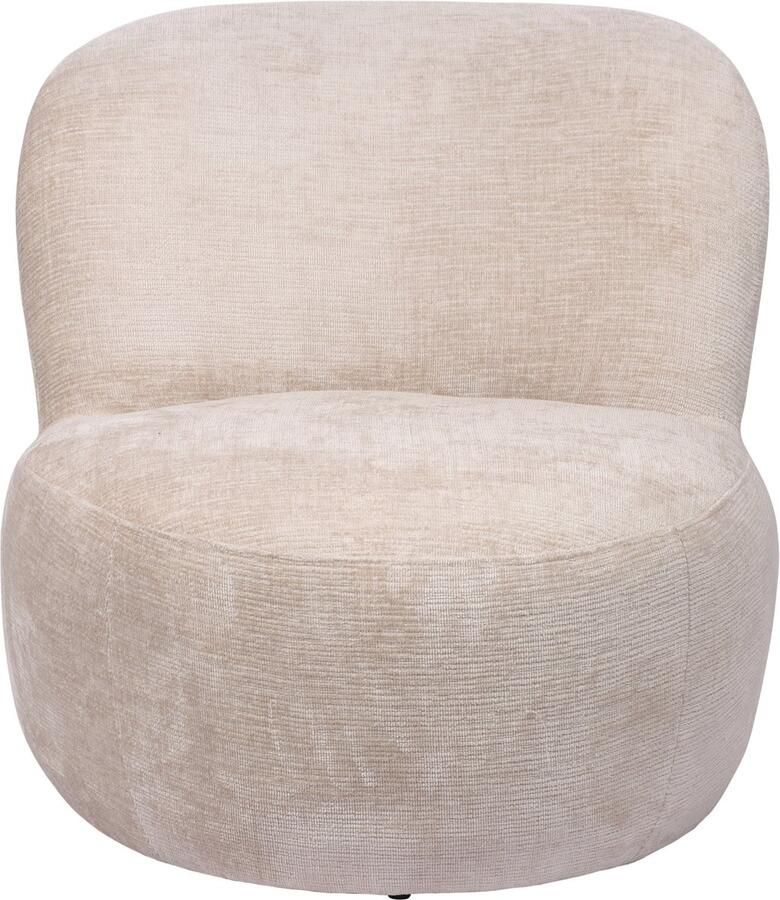 Collectables Fauteuil Marc Beige Stof Naturel Comfortabele Fauteuil