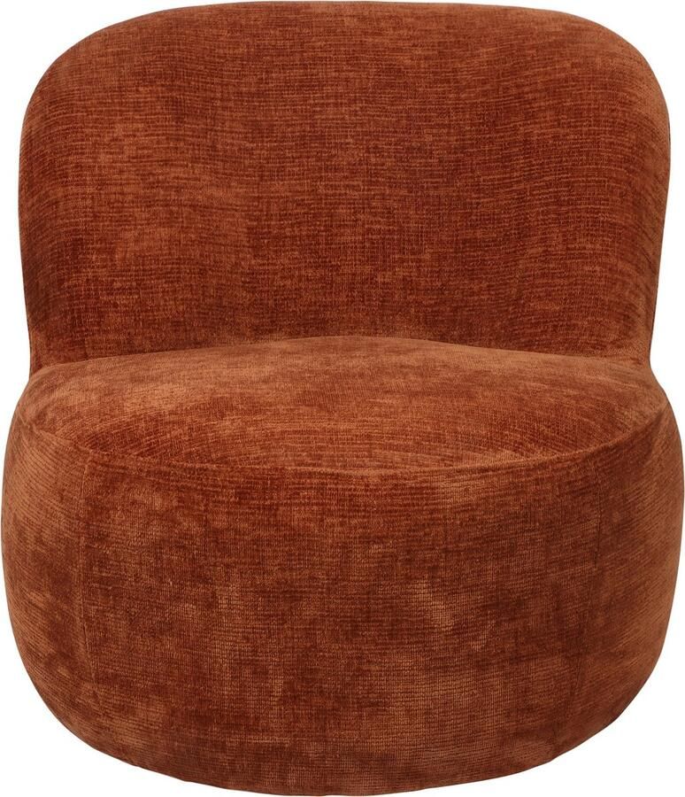 Collectables Fauteuil Marc Roest Stof Koper Comfortabele Fauteuil
