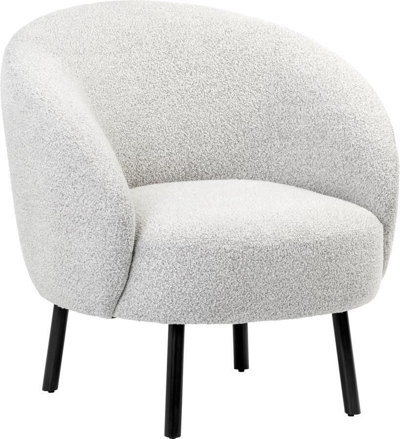 Collectables Fauteuil Ted Bouclé Naturel Scandi-Stijl Fauteuil Teddy Beige